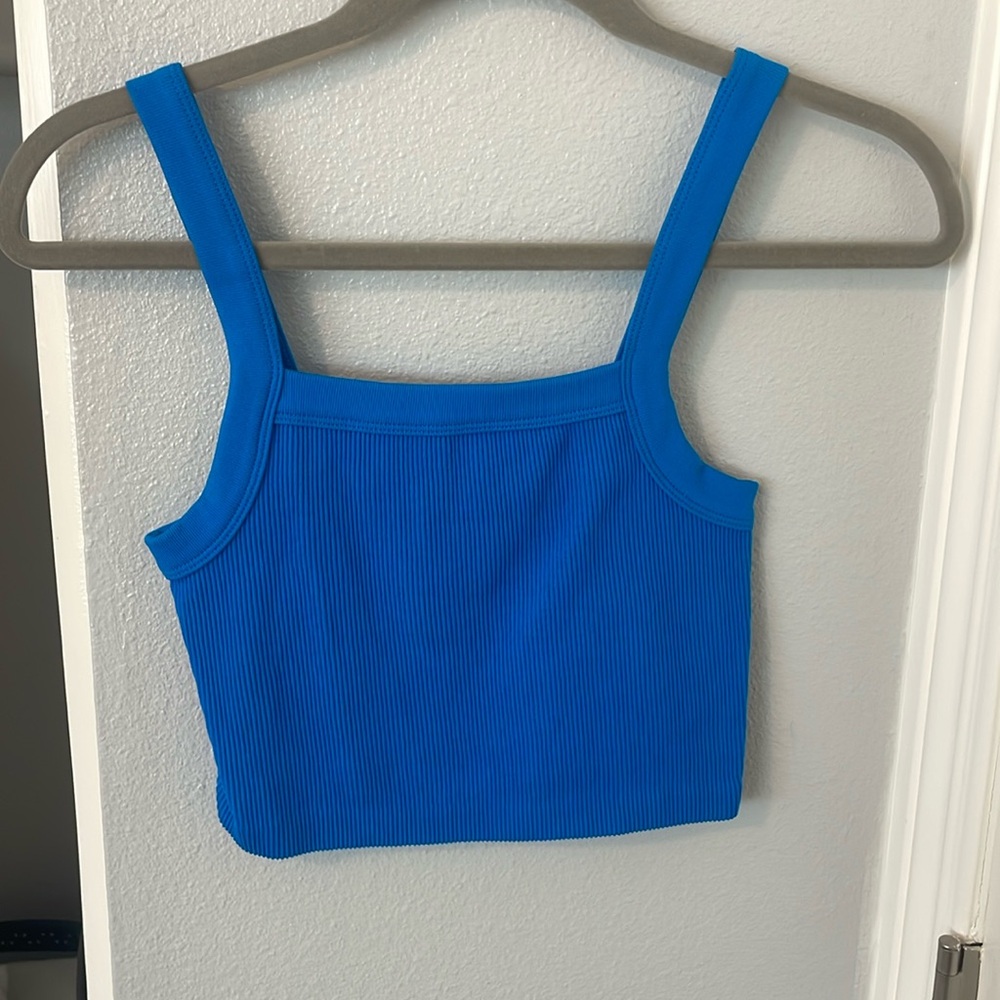 Garage blue tank top